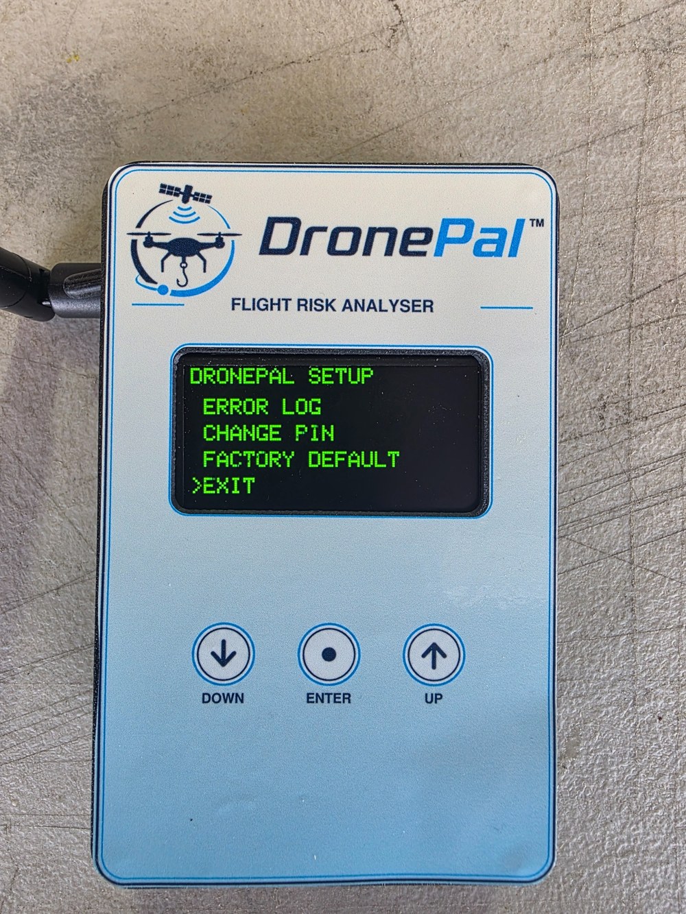 DronePal setup menu